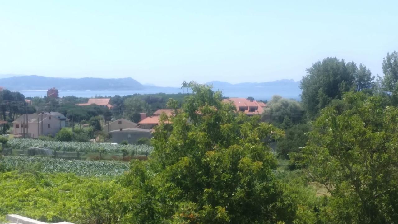 Chalet Con Vista A Las Islas Cies Sanxenxo Esterno foto