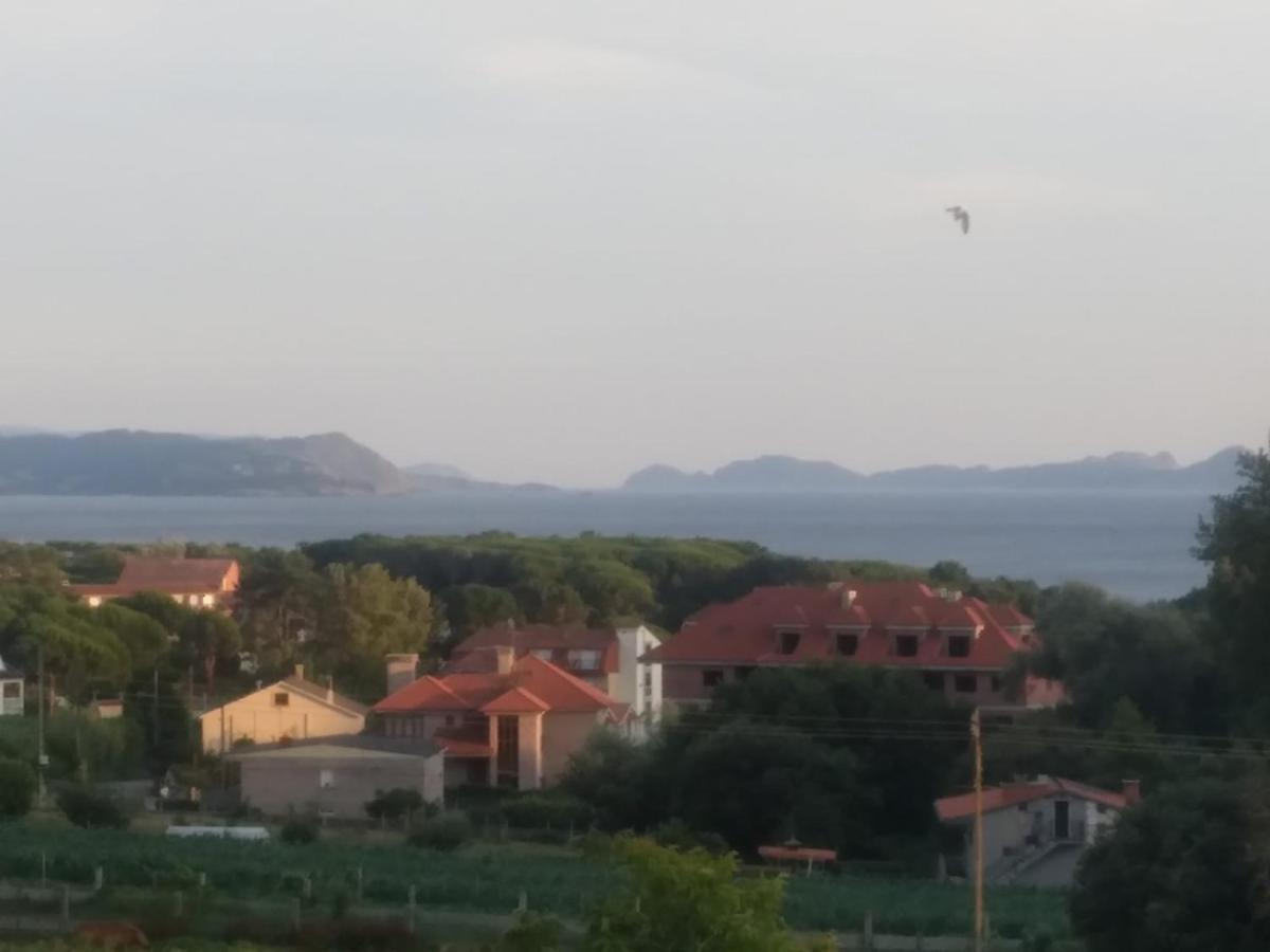Chalet Con Vista A Las Islas Cies Sanxenxo Esterno foto